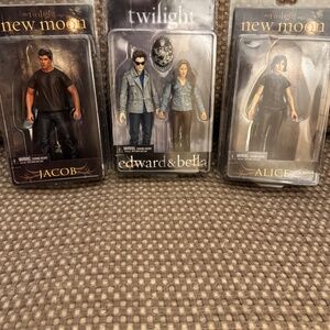 Twilight Action Dolls - Bella, Edward, Jacob (New Moon) and Alice (New Moon)